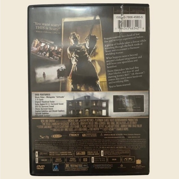 The Texas Chainsaw Massacre (DVD, 2003) - Picture 2 of 3